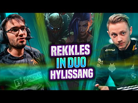 REKKLES CRAZY JINX DUO WITH HYLISSANG! - KC Rekkles Plays Jinx ADC vs Kog'Maw! | Season 2022