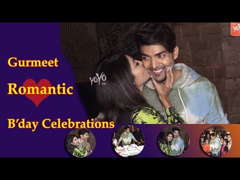 pre bday cake cutting celebration of actor gurmeet with wife | gurmeet || YOYO Times