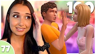 LE DÉBUT DES FLIRTS D’ADOS *100 baby challenge* EP77 | sims 4