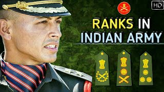 Ranks In Indian Army | Indian Army Ranks, Insignia And Hierarchy Explained (Hindi)