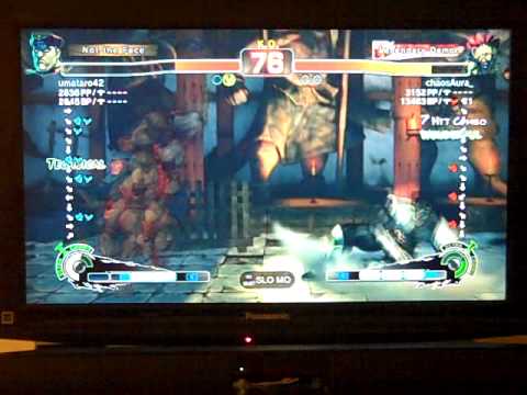 SSF4 AE v2012 Ranked - umataro42 (Bison) vs chaosAura_ (Akuma) 02