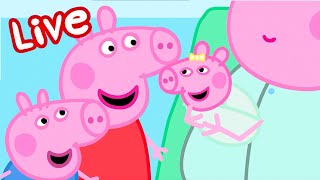 Download lagu Peppa Pig NEW BABY EVIE Episodes LIVE 🍼 Evie Pig's BEST Moments 🥹 Watch EVIE Now! 💛 Kids Cartoons mp3