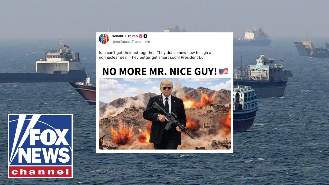 Trump posts AI image of himself with a gun, says Iran ‘better get smart soon’