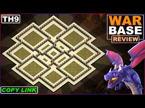 NEW TH9 War Base 2022 | COC Town Hall 9 (TH9) Base COPY LINK - Clash of Clans