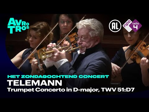 Telemann: Trumpet Concerto in D-major, TWV 51:D7 - Håkan Hardenberger & Amsterdam Sinfonietta - HD