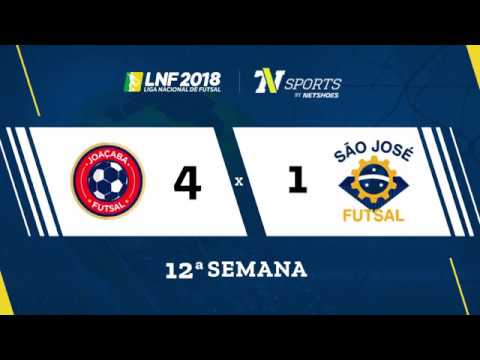 LNF2018 - Joaçaba 4 x 1 São José - Gols - 12ª Rodada