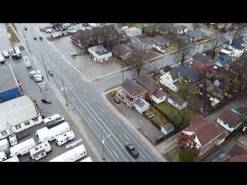 Lansdowne St Peterborough Ontario Coronavirus COVID-19 Non-Essential Business Shutdown-Day #5 1:45pm