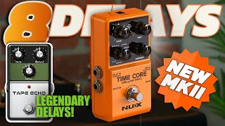 Video thumbnail for NUX Timecore MKII - 8 DELAYS with a LOOPER! by Derek Paul Guitar