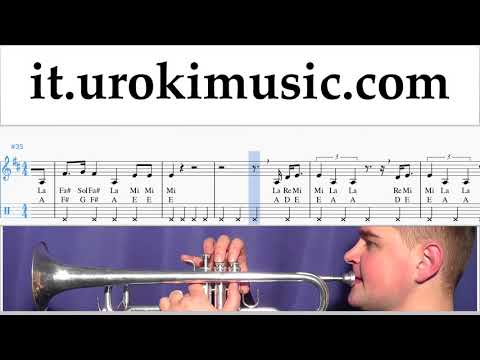 Corso di Tromba Maroon 5 - Girls Like You ft. Cardi B Tablature Tab um-i276