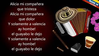 Alicia adorada Alejo Durán Letra