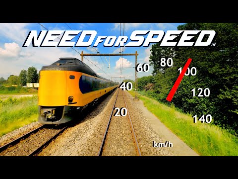 [5K] From now on: a speedometer!! Amersfoort - Zwolle CABVIEW HOLLAND SNG 11jun 2021