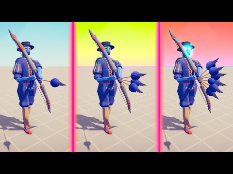 EVOLUTION OF SUPER BALLOON ARCHER - Totally Accurate Battle Simulator TABS