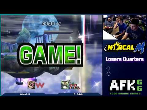 AFKgg Monthly - Matasd (Wario) vs Dr. Grin (Sheik) - Losers Quarters Project M