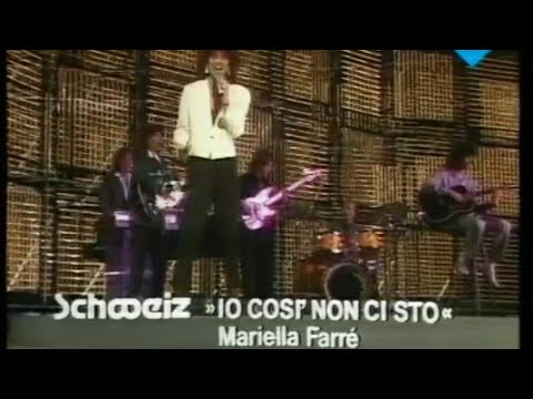 Mariella Farré - Io così non ci sto (Eurovision Song Contest 1983, SWITZERLAND 🇨🇭)