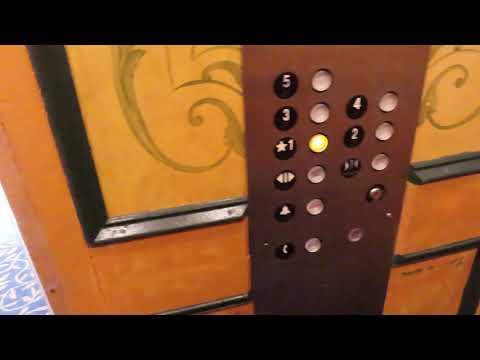 Amazing Hydraulic elevator @ Hotel Majestic - San Francisco, CA.