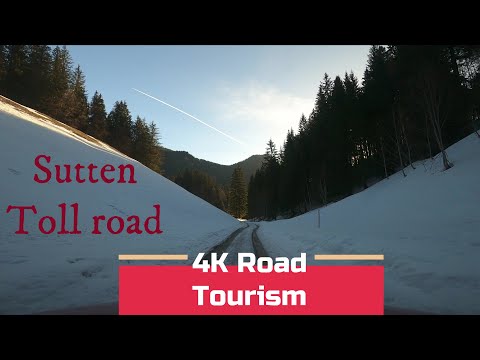 Driving Germany: Tegernsee - Sutten - 4K - going deep in The Bavarian Alps on a touristic toll road