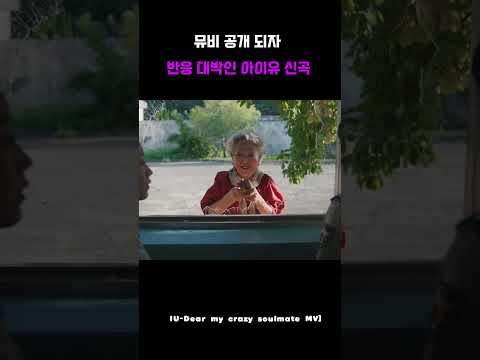 뮤비 공개 되자 반응 대박인 아이유 신곡