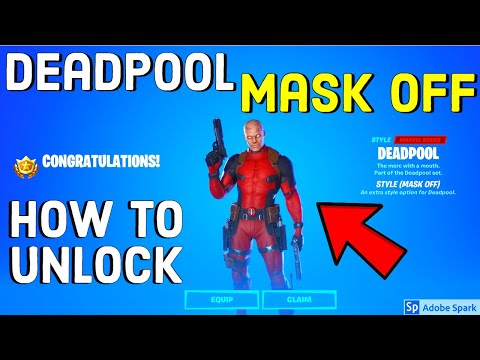 How to Unlock DEADPOOL MASK OFF Guide! - Deadpool Week 8 Guide, How To Get Deadpool Unmasked Style!