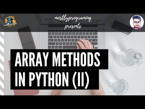 29 Array Methods In Python Part 2 Array To List Complete Python Course 2020 Innovativethursdays