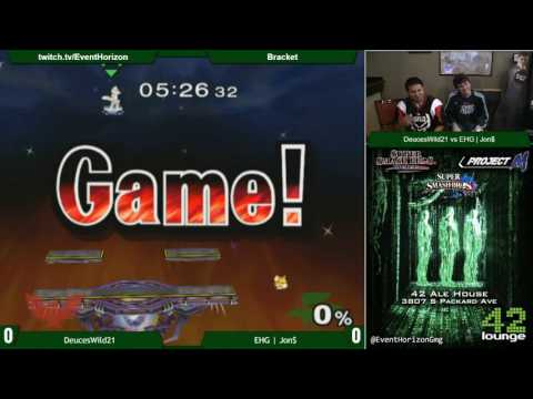 Construct 82 - DeucesWild21 VS EHG | Jon$ - Melee Singles