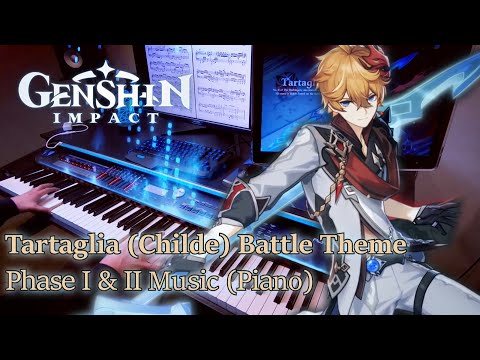 Genshin Impact/Never-Ending Performance (Tartaglia (Childe) Battle Theme Phase 1 & 2) Piano Cover