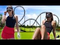 This was a CRAZY ROUND OF GOLF...9 hole Stroke Play | Sabrina Andolpho