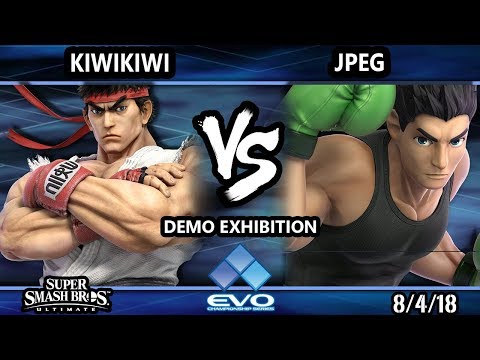 Evo Demo SSBU - Kiwikiwi (Ryu) Vs. JPEG (Little Mac) Smash Ultimate