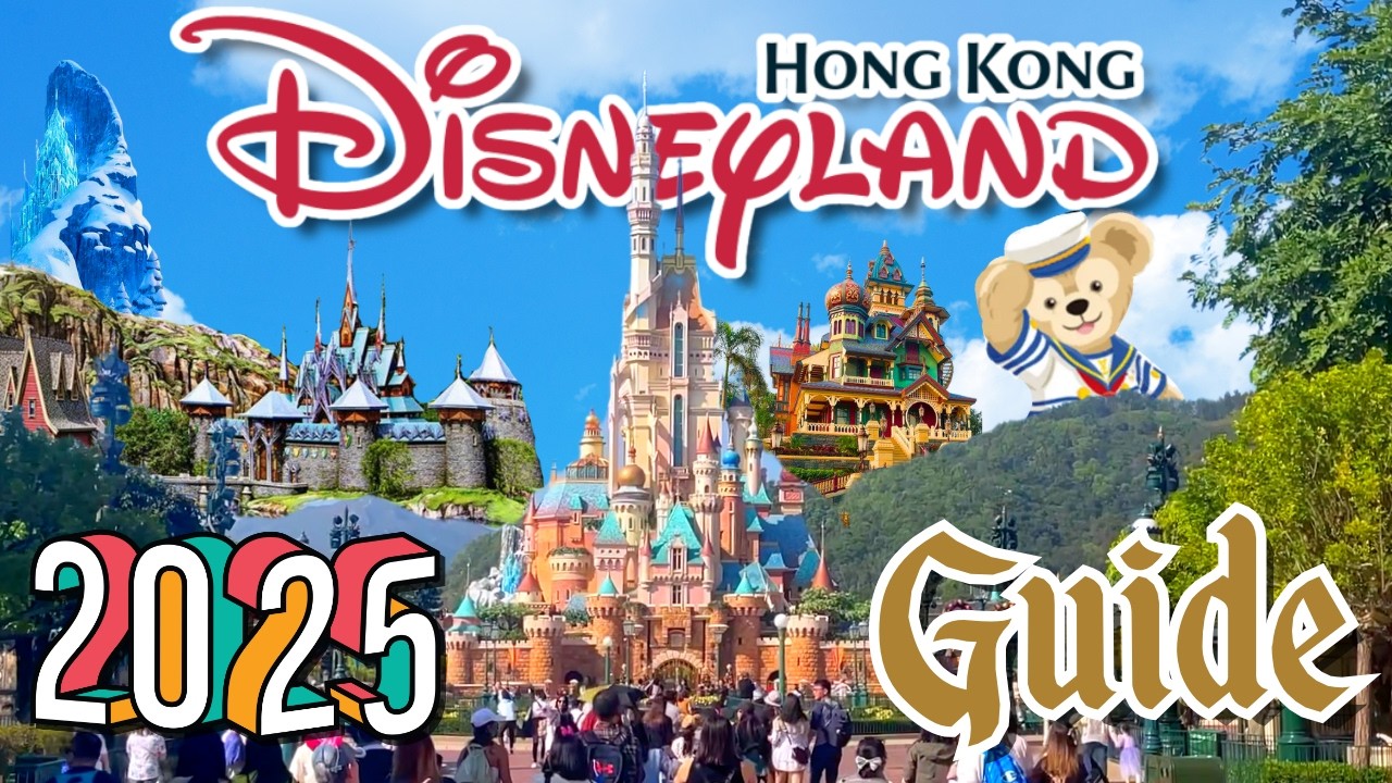 Watch the stunning night fireworks at Hong Kong Disneyland
