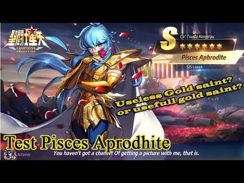 Pisces Aprodite, saint Pajangan di line up - Saint Seiya Awakening