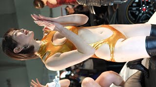 TOKYO AUTO SALON GORDON 平瀬ひかり グラビアアイドル 東京オートサロン コンパニオン キャンギャル レースクイーン ハイレグ 水着