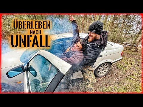 24h SURVIVAL after a CAR ACCIDENT with Fritz Meinecke | Survival Mattin