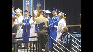 Marine Surprises Brother on Stage at Whitesboro Graduation