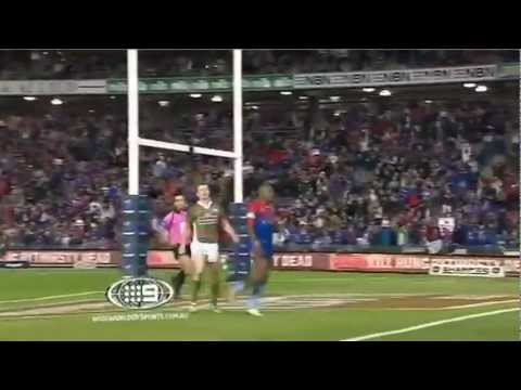 Akuila the Thriller Scores 4 Tries vs Rabbatohs 2011