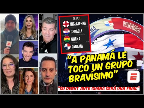 PANAMÁ y un COMPLICADÍSIMO grupo con INGLATERRA, CROACIA y GHANA. SORTEO MUNDIAL 2026 | Exclusivos