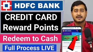 HDFC Credit Card Reward Points Convert to Cash | How to Redeem HDFC Credit Card Reward Points