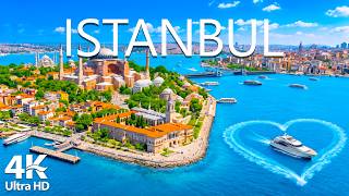 ISTANBUL 🇹🇷 4K Drone Footage | Hagia Sophia, Bosphorus & Golden Horn | Deep Hous