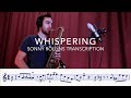 Whispering - Sonny Rollins transcription