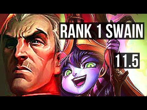 SWAIN & Samira vs LULU & Jinx (SUPPORT) | Rank 1 Swain, 1100+ games, 7/5/26 | KR Grandmaster | v11.5