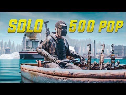 Going Solo on a 500 Pop Rust Server – Full Wipe Experience