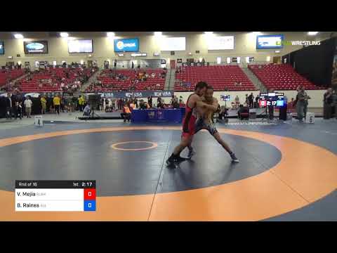 2018 Marine Corps US Open/Senior Men's Greco-Roman 55 Rnd Of 16 - Vidal Mejia (Sunk) Vs. Bobby Rai
