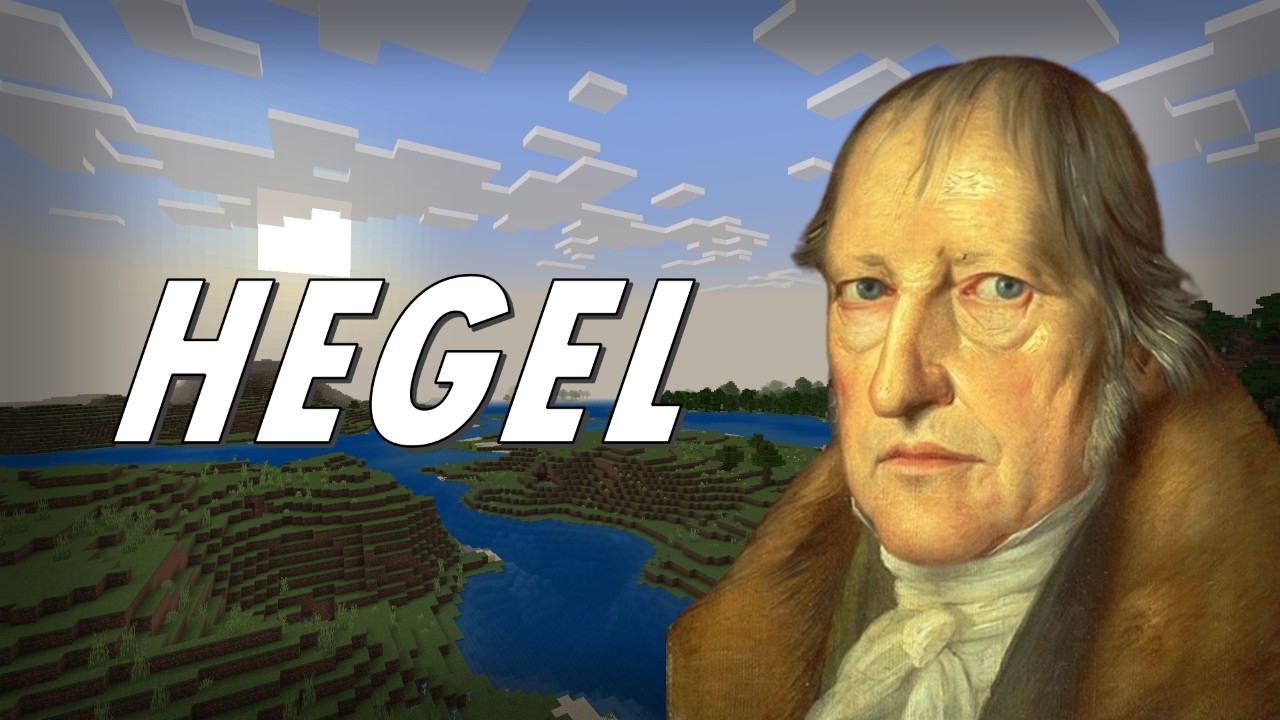 Un vídeo sobre HEGEL con MINECRAFT de fondo