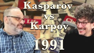 Analyzing Kasparov vs Karpov 1991 with GM Ben Finegold and NM James Altucher