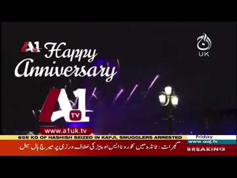 Capital Tv News Anchor Moazzam Butt wishes A1TV & Jarrar Syed on  03rd Anniversary of A1TV UK |