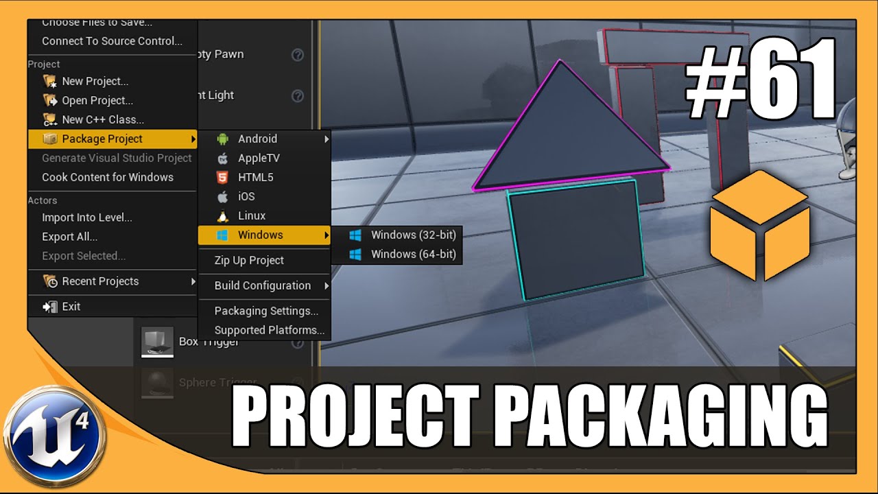 Packaging Our Project - #61 Unreal Engine 4 Beginner Tutorial Series