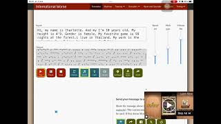 My first Morse code video