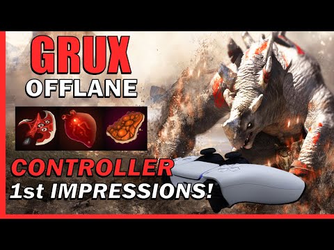 FIRST IMPRESSIONS OF CONTROLLER INTEGRATION! - Predecessor Grux Offlane Commentary Gameplay