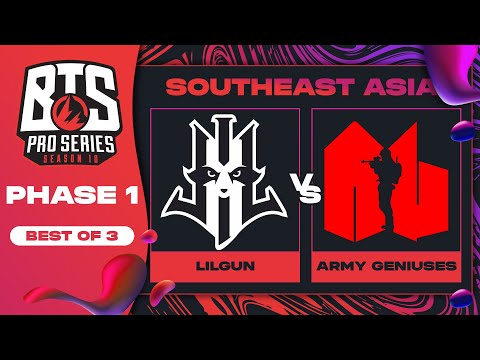 Lilgun vs Army Geniuses Game 2 - BTS Pro Series 10 SEA: Phase 1 w/ Ares & Danog