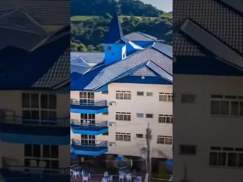 A arquitetura alemã em uma cidade que é pura magia em Santa Catarina. Piratuba tem águas termais.