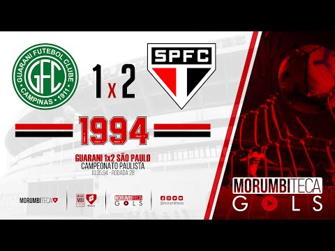 Guarani 1x2 São Paulo - Paulista 1994 - rodada 28 - 10/05/1994