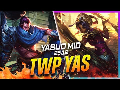 TheWanderingPro - Yasuo vs Qiyana MID Patch 25.12 - Yasuo Gameplay